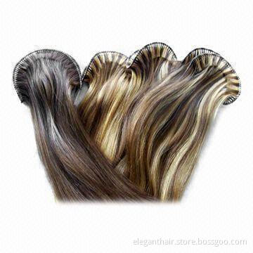 Real Remy Hair Extensions Hand Tied Weft Hair Silky Straight 18inch (HH-HM18)